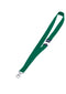 Durable Textile Lanyard with Safety Release for Name Badges 440mm Green (Pack 10) 813705 - UK BUSINESS SUPPLIES