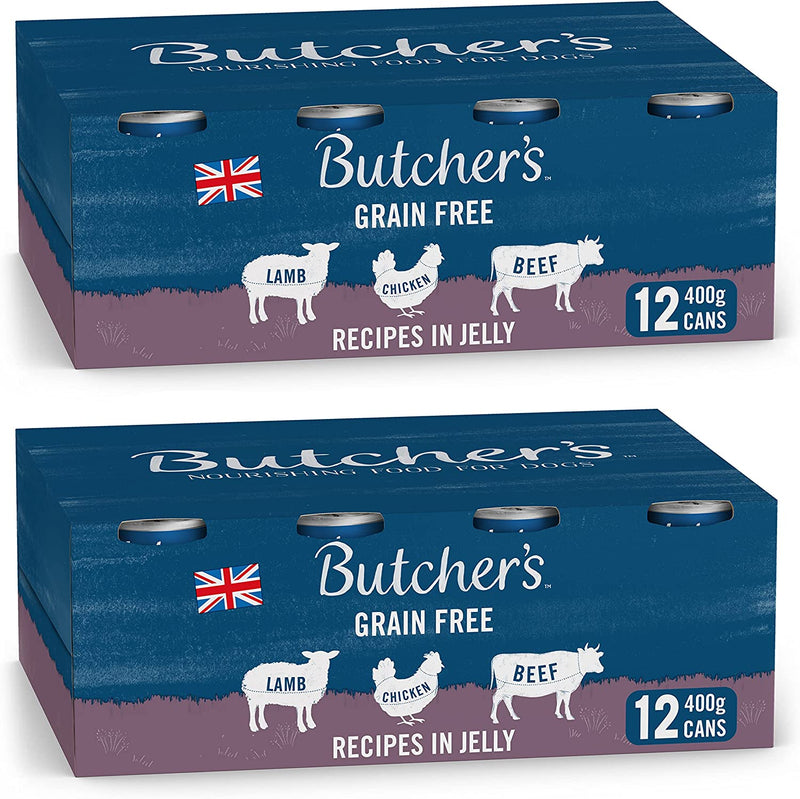 Butcher's Recipes in Jelly Dog Food Tins 6 x 400g - UK BUSINESS SUPPLIES
