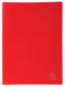 Exacompta A4 Display Book Soft Eco Polypropylene 20 Pocket Red - 8525E - UK BUSINESS SUPPLIES