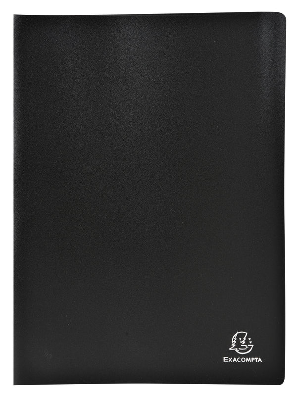 Exacompta A4 Display Book Soft Eco Polypropylene 40 Pocket Black - 8541E - UK BUSINESS SUPPLIES