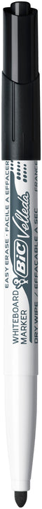 Bic Velleda 1741 Whiteboard Marker Bullet Tip 1.4mm Line Black (Pack 12) - 9581711 - UK BUSINESS SUPPLIES