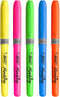 Bic Grip Highlighter Pen Chisel Tip 1.6-3.3mm Line Assorted Colours (Pack 5) - 824758 - UK BUSINESS SUPPLIES