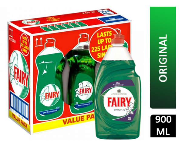 Fairy Original Concentrate Washing Up Liquid 900ml - UK BUSINESS SUPPLIES