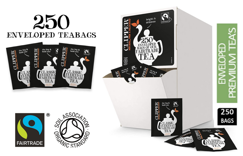 Clipper Fairtrade Everyday Blend 250 Teabags - UK BUSINESS SUPPLIES