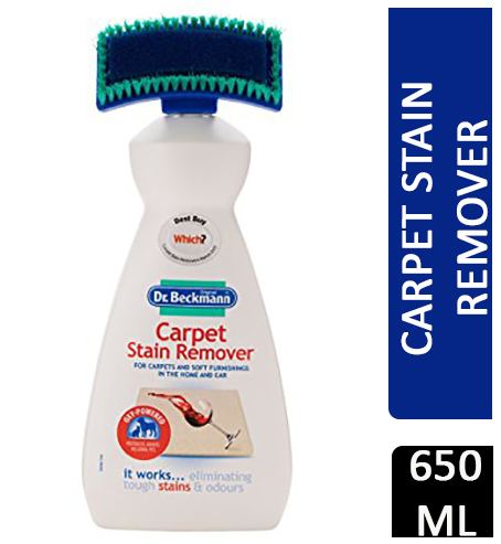 ORIGINAL Dr.Beckmann Carpet Stain Remover 650Ml|Removes Even Stubborn  Stains And Odours|Includes Applicator Brush|For Home, Car Carpets And  Upholstery