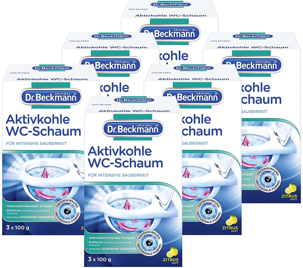 Dr. Beckmann Power-Foaming Toilet Cleaner, 3 x 100g Sachets - UK