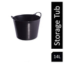 Red Gorilla {Tubtrug} Black Recycled Tub Small 14 Litre - UK BUSINESS SUPPLIES