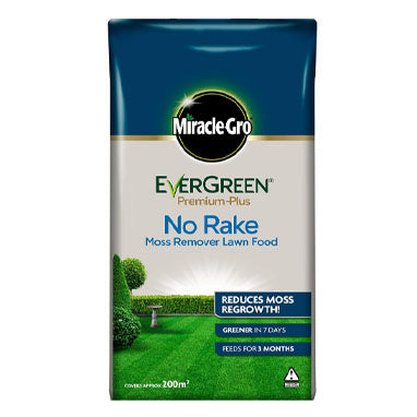 Miracle-Gro EverGreen Premium Plus No Rake Moss Remover Lawn Food 20kg - 200m2 - UK BUSINESS SUPPLIES