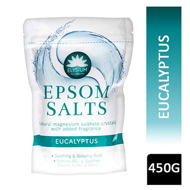 Elysium Spa Epsom Salts Eucalyptus 450g - UK BUSINESS SUPPLIES