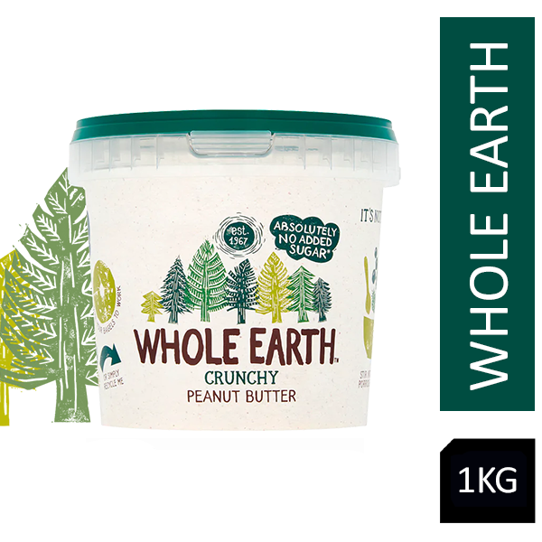 Whole Earth Crunchy Peanut Butter 1kg - UK BUSINESS SUPPLIES