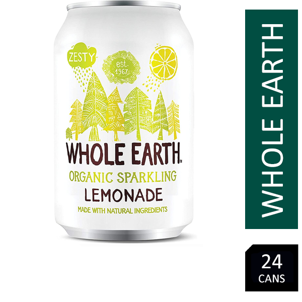 Whole Earth Organic Sparkling Lemonade 24x330ml - UK BUSINESS SUPPLIES
