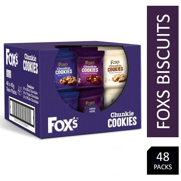 Fox’s Mixed Cookie Twin Packs 48's - UK BUSINESS SUPPLIES
