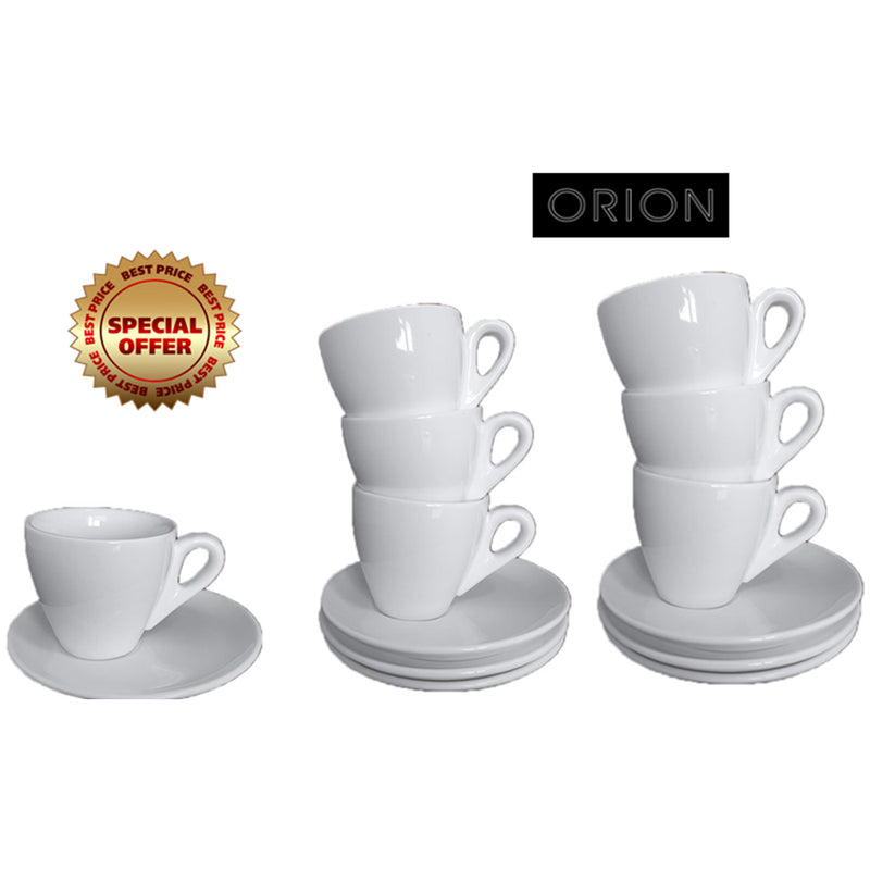 Orion White Coffee Cup 160ml & Saucer 14cm - UK BUSINESS SUPPLIES