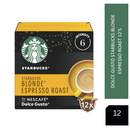 Dolce Gusto Starbucks Blonde Espresso Roast 12's