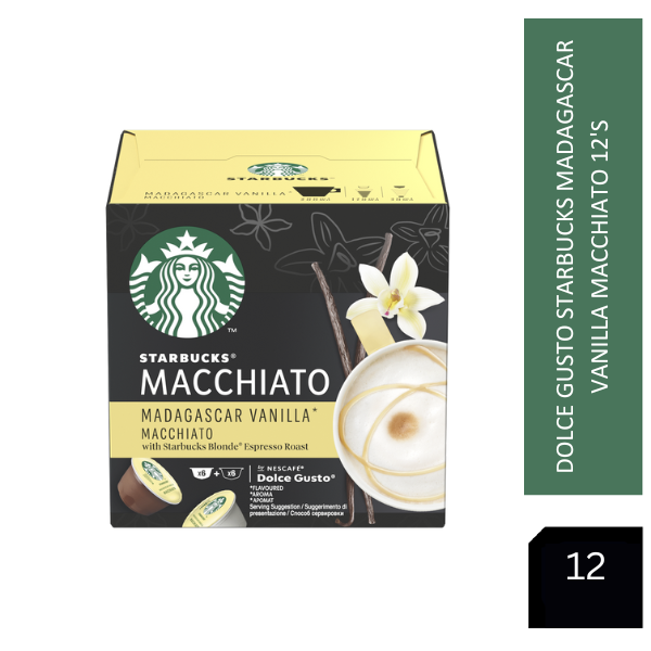 Dolce Gusto Starbucks Madagascar Vanilla Macchiato 12's