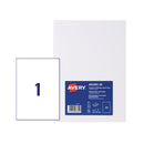 Avery Display Label A3 Removable Matt White (Pack 10 Labels) A3L001-10 - UK BUSINESS SUPPLIES