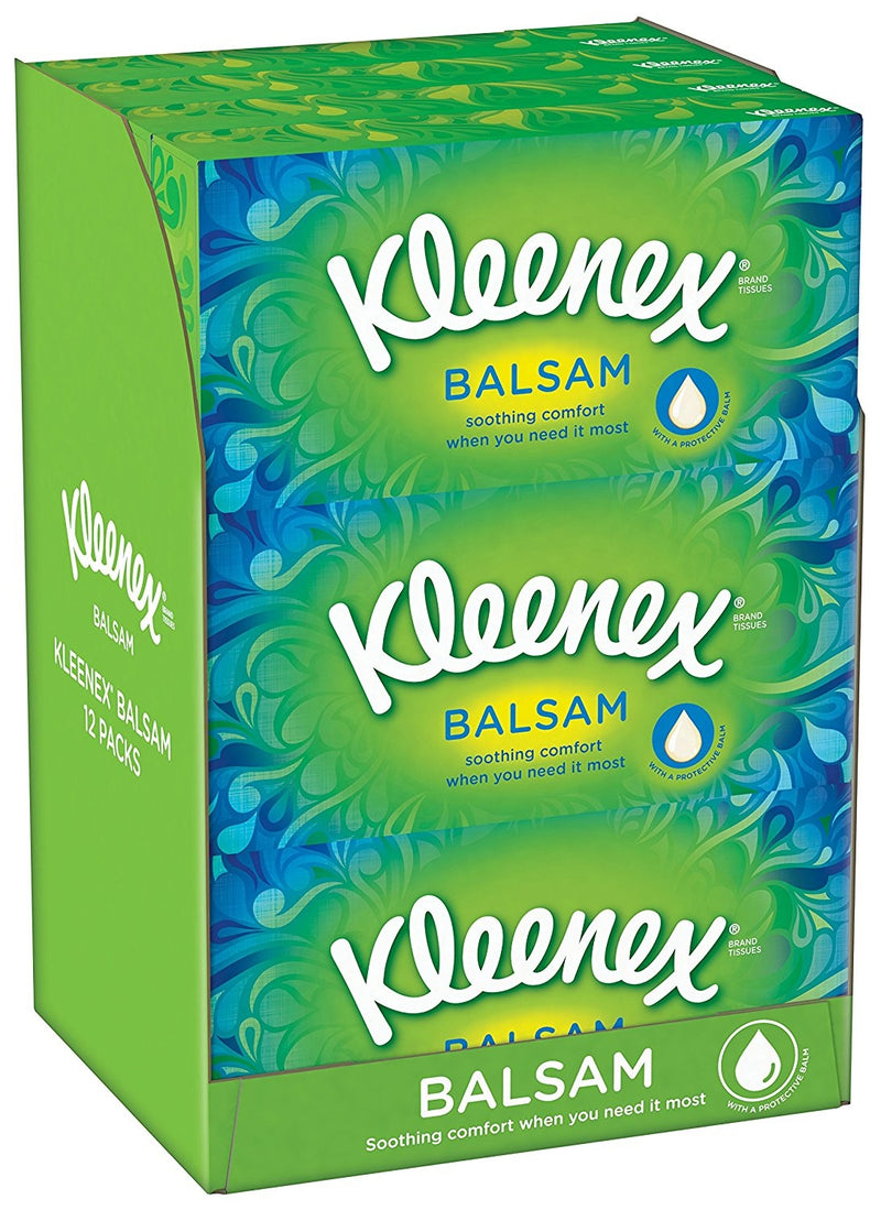 Kleenex Balsam Tissues 12 x 64's - UK BUSINESS SUPPLIES