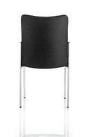 Academy Visitor Chair Black Fabric Back Without Arms BR000004 - UK BUSINESS SUPPLIES
