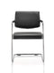 Havanna Visitor Chair Black Leather BR000050 - UK BUSINESS SUPPLIES