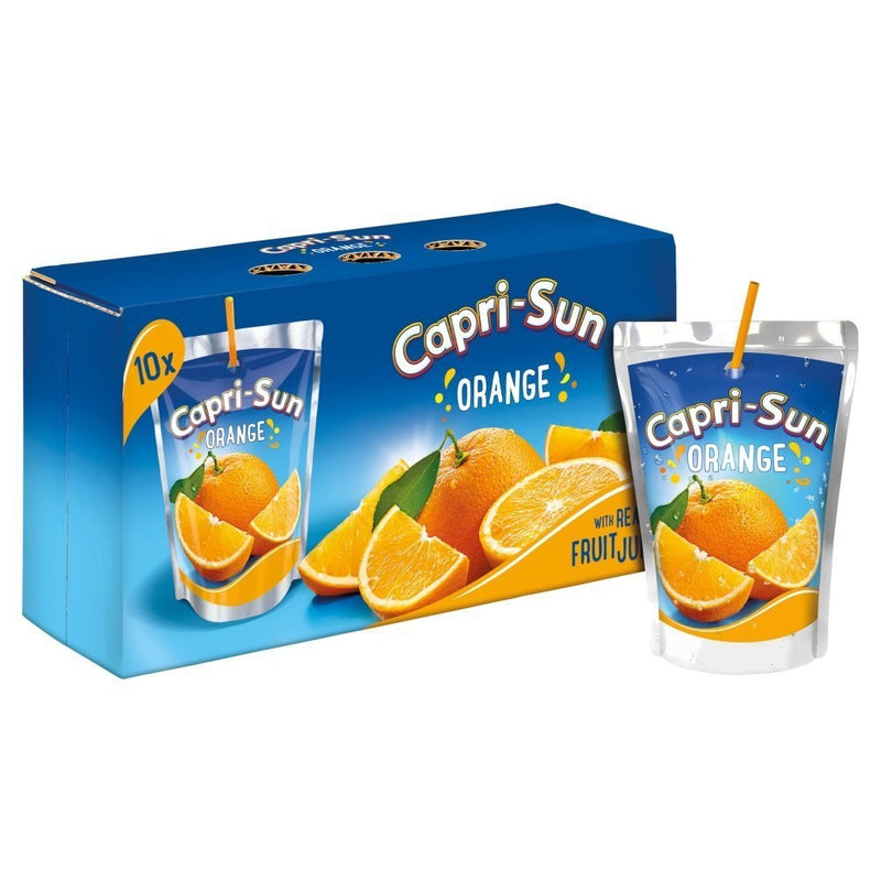 Capri-Sun Orange Juice Drinks, Pouches 10 x 200ml - UK BUSINESS SUPPLIES
