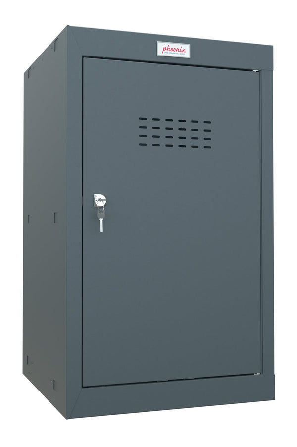 Phoenix CL Series Size 3 Cube Locker in Antracite Grey with Key Lock CL0644AAK - UK BUSINESS SUPPLIES