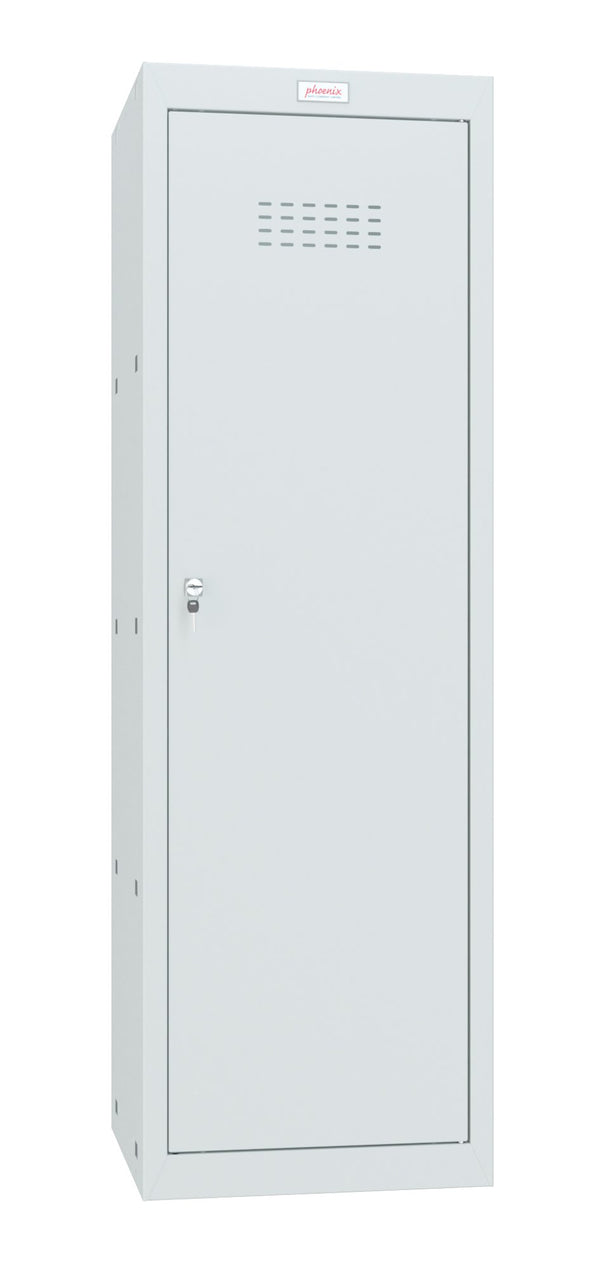 Phoenix CL Series Size 4 Cube Locker in Light Grey with Key Lock CL1244GGK - UK BUSINESS SUPPLIES