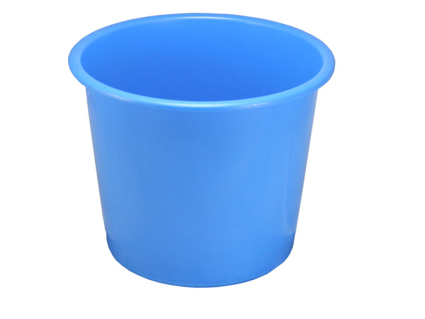 ValueX Deflecto Waste Bin Plastic Round 14 Litre Blue - CP025YTBLU - UK BUSINESS SUPPLIES
