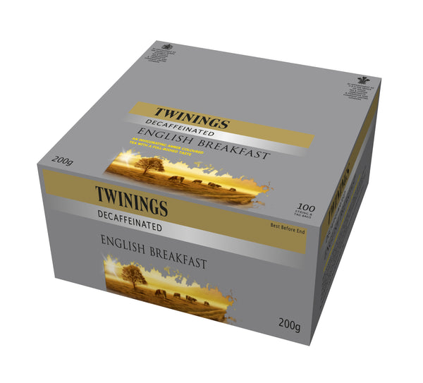 Twinings English Breakfast Decaf String & Tagged 100's - UK BUSINESS SUPPLIES