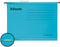 Esselte Pendaflex A4 Reinforced Suspension File Card V Base Blue (Pack 10) 93130 - UK BUSINESS SUPPLIES