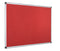Bi-Office Maya Red Felt Noticeboard Aluminium Frame 900x600mm - FA0346170 - UK BUSINESS SUPPLIES