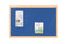 Bi-Office Earth-It Blue Felt Noticeboard Oak Wood Frame 1200x900mm - FB1443233 - UK BUSINESS SUPPLIES
