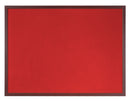 Bi-Office Earth-It Red Felt Noticeboard Cherry Wood Frame 1800x1200mm - FB8546653 - UK BUSINESS SUPPLIES