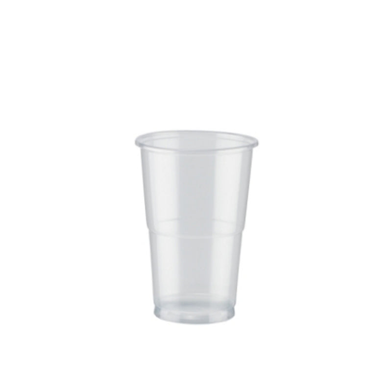 Plastic Half Pint Glass Clear (Pack of 50) 0510033 - UK BUSINESS SUPPLIES