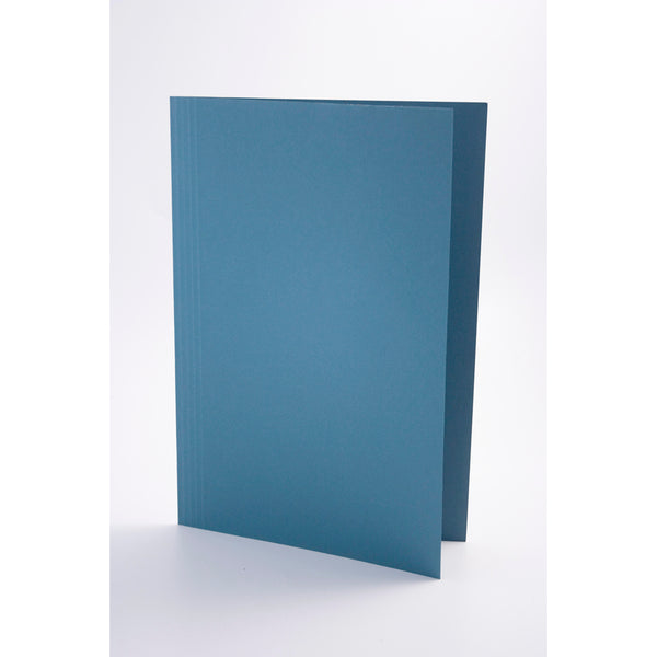 Guildhall Square Cut Folders Manilla Foolscap 315gsm Blue (Pack 100) - FS315-BLUZ - UK BUSINESS SUPPLIES