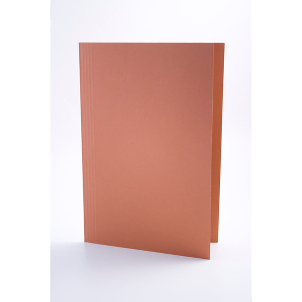 Guildhall Square Cut Folders Manilla Foolscap 315gsm Orange (Pack 100) - FS315-ORGZ - UK BUSINESS SUPPLIES