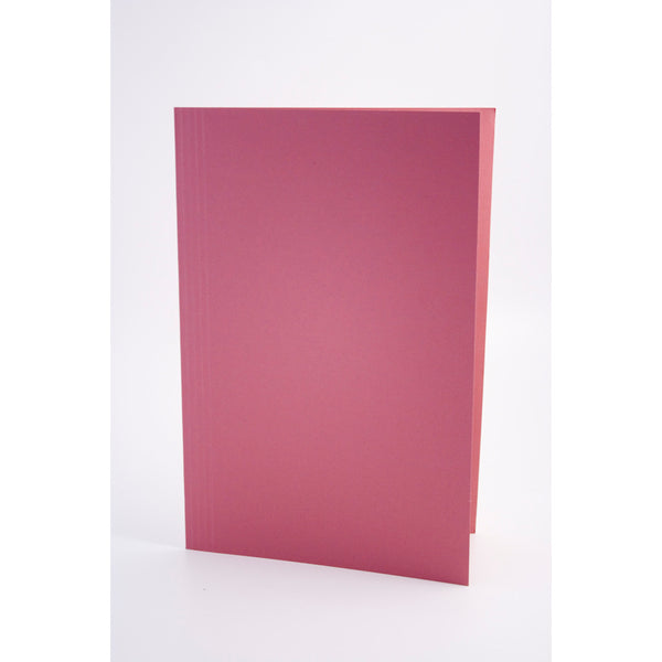 Guildhall Square Cut Folders Manilla Foolscap 315gsm Pink (Pack 100) - FS315-PNKZ - UK BUSINESS SUPPLIES