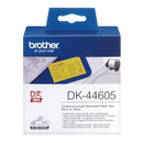 Brother Yellow Removable Paper 62mm x 30.5m - DK44605 - UK BUSINESS SUPPLIES