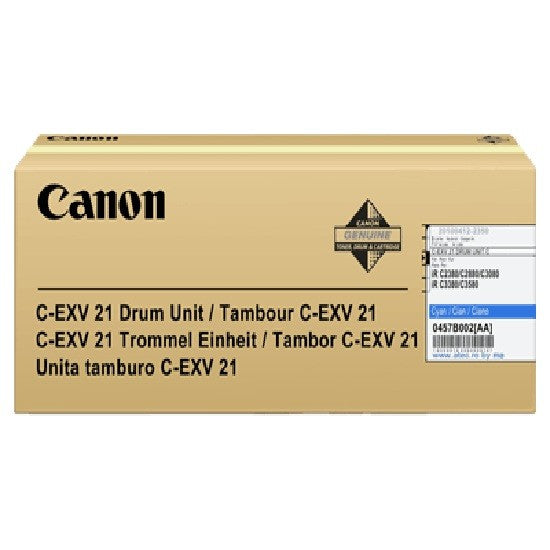 Canon EXV21C Cyan Drum Unit 53k pages - 0457B002 - UK BUSINESS SUPPLIES