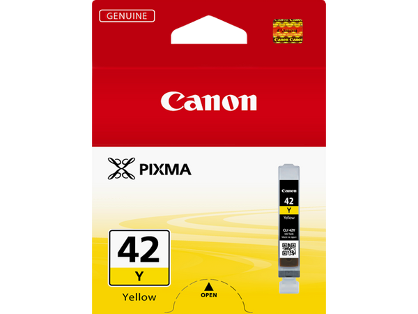Canon CLI42Y Yellow Standard Capacity Ink Cartridge 13ml - 6387B001 - UK BUSINESS SUPPLIES