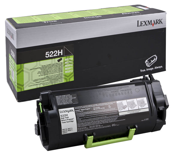 Lexmark 522H Black Toner Cartridge 25K pages - 52D2H00 - UK BUSINESS SUPPLIES