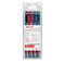 edding 361 Whiteboard Marker Bullet Tip 1mm Line Assorted Colours (Pack 4) - 4-361-4 - UK BUSINESS SUPPLIES