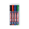 edding 360 Whiteboard Marker Bullet Tip 1.5-3mm Assorted Colours (Pack 4) - 4-360-4 - UK BUSINESS SUPPLIES