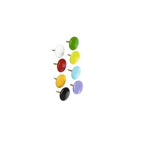 ValueX Drawing Pin 9.5mm Assorted Colours (Pack 100) - 26161 - UK BUSINESS SUPPLIES