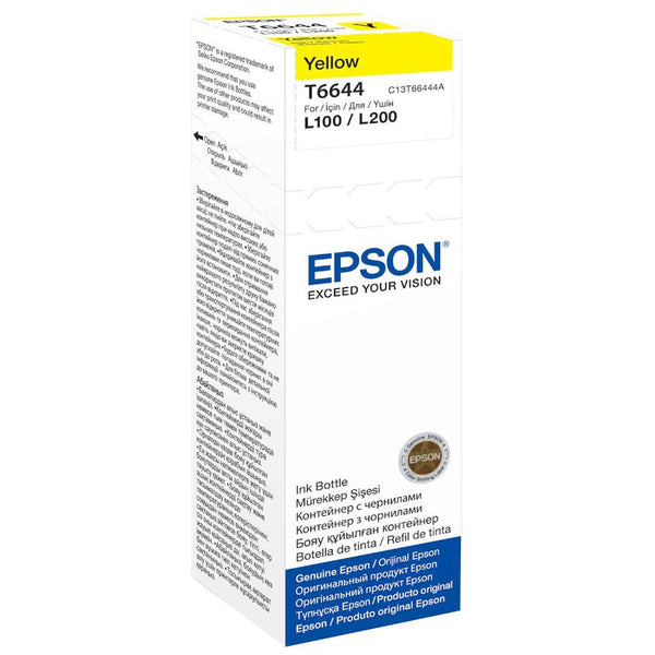 Epson 664 Yellow Ink Cartridge 70ml - C13T664440 - UK BUSINESS SUPPLIES