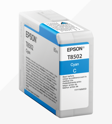Epson T8502 Cyan Ink Cartridge 80ml - C13T850200 - UK BUSINESS SUPPLIES