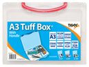 Tiger Tuff Box Polypropylene A3 Clear - 301361 - UK BUSINESS SUPPLIES