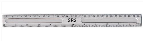 ValueX Plastic Ruler 30cm Clear - 796500/SINGLE - UK BUSINESS SUPPLIES