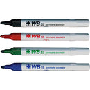 ValueX Whiteboard Marker Bullet Tip 2mm Line Assorted Colours (Pack 10) - 8710MIXED - UK BUSINESS SUPPLIES