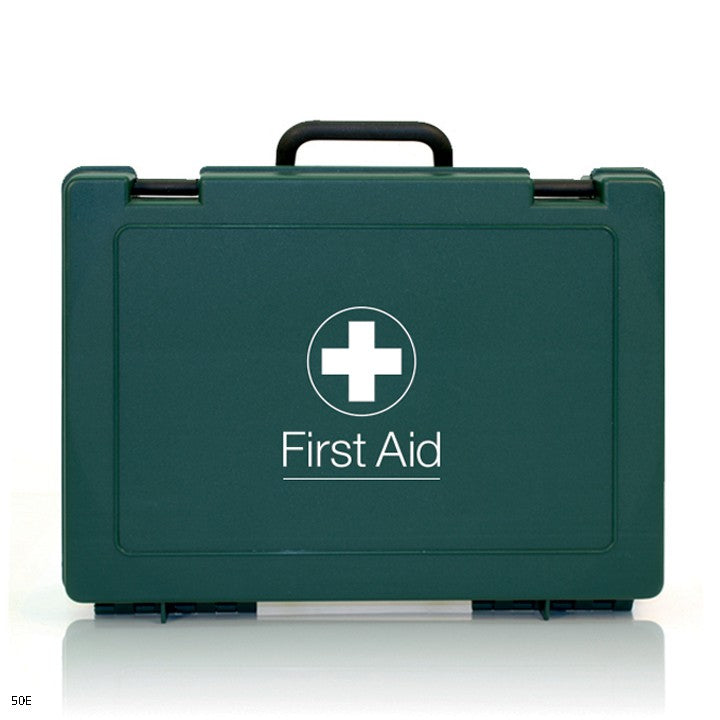Standard HSE 50 Person First Aid Kit Green - 1047225 - UK BUSINESS SUPPLIES