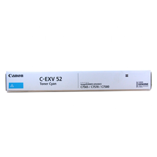 Canon EXV52C Cyan Standard Capacity Toner Cartridge 66.5k pages - 0999C002 - UK BUSINESS SUPPLIES